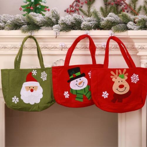 Santa Claus Christmas Candy Bag Christmas Hanging Ornaments Christmas Decoration Supplies For Home Party