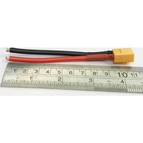 XT60 Male Connector 10CM Silicon Wire 12AWG Lithium Battery Modified Cable RC