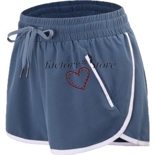 Sports Shorts Womens Casual High Waist Anti-Glare Loose Quick-Drying Sweat-Absorbent Breathable Running