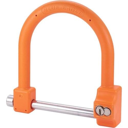 Heavy Duty U Type Lock Motorcycle Bicycle Security Lock Bike Scooter Rack Safety Ground Lock