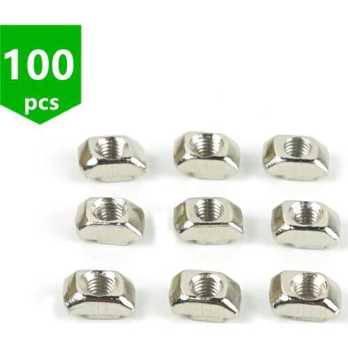 SWMAKER Reprap CNC V-slot M3/M4/M5 drop in tee nut pack *100 pcs