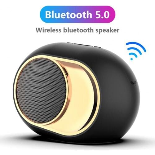 Outdoor Portable Stereo Loudspeaker Bass TF AUX Wireless Bluetooth 5.0 Speaker