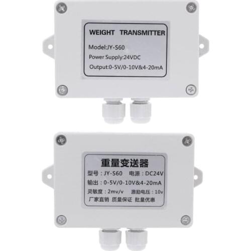 Weighing Transmitter load Cell Amplifier Weight Sensor Amplifier Load Cell Transducer DC 12V 24V 4-20mA
