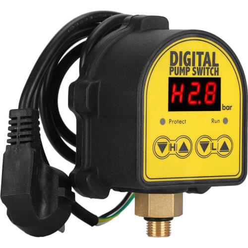 Digital Automatic Electronic Air Pump Water Oil Compressor Pressure Controller Switch for Shower Boost Water Pump AU 220V