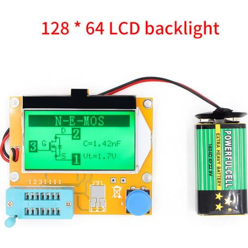 High Quality Brand New LCR-T4 ESR Meter Transistor Tester Diode Triode Capacitance SCR Inductance