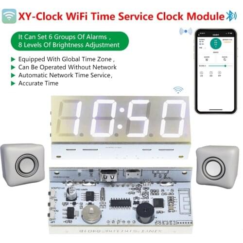 XY-clock WiFi Time Service Clock Module Automatically Gives Tme To DIY Digital Electronic Clock Through Wireless Network