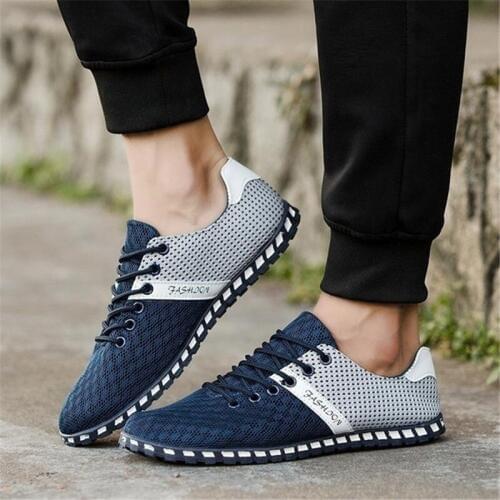 Men Casual Shoes Fashionable Lightweight Movement Shoes Comfortable Breathable Autumn Mesh Shoes Male Walking Sneakers