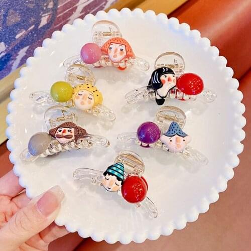 2021 New Women Girls Cute Novelty Cartoon Hair Claws Lovely Hair Decorate Headband Hair Clips Hairpins Fashion Hair Accessories