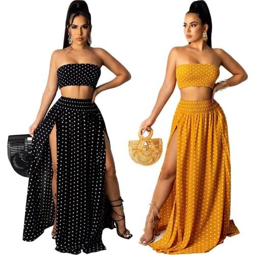 Dress sets skirts women 2021 two piece set women 2 pieces set women outfits summer two pieces sets female skirt wholesale