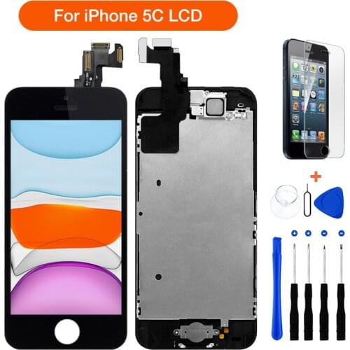 AAA+++ LCD Display For iPhone 5 5C 5S Full Assembly LCD Touch Screen For iPhone5 5C 5S Digitizer Full Replacement No Dead Pixel