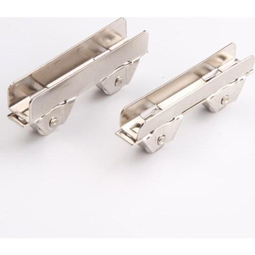 8Pcs/Lot Sliding 6/8mm Glass Door Roller Glass Sliding Door Roller Clamp Pulley Wheel