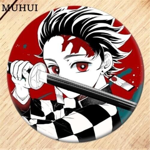Free Shipping Anime Demon Slayer: Kimetsu no Yaiba Brooch Pin Badges For Clothes Backpack Decoration Childrens gift B014