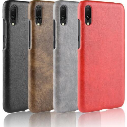 For Huawei Y7 Pro 2019 Case Litchi Skin Pattern PU Leather and PC Book Cover For Huawei Y7 Pro 2019 Y 7 Y7Pro 2019 Phone Case