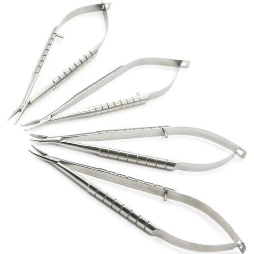 12.5cm Titanium Alloy Surgical Dental Needle Holders Ophthalmic Instruments Device Unlock Needle Holder Surgery Tools