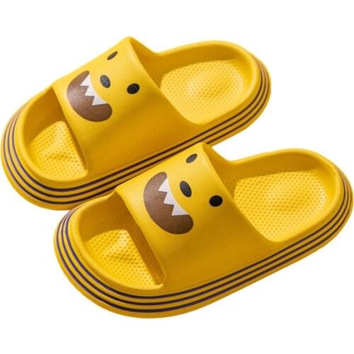 Childrens Sandals Slippers Four Season Bathroom Bath Non-slip Slipper Soft Bottom Home Cartoon Funny Slippers Kids Girls Shoes