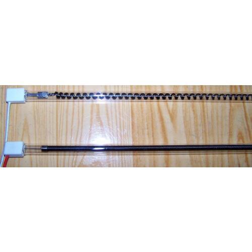 Twin Tubes Half Gold Coating Infrared Halogen Heating Lamp Infrared IR Panel