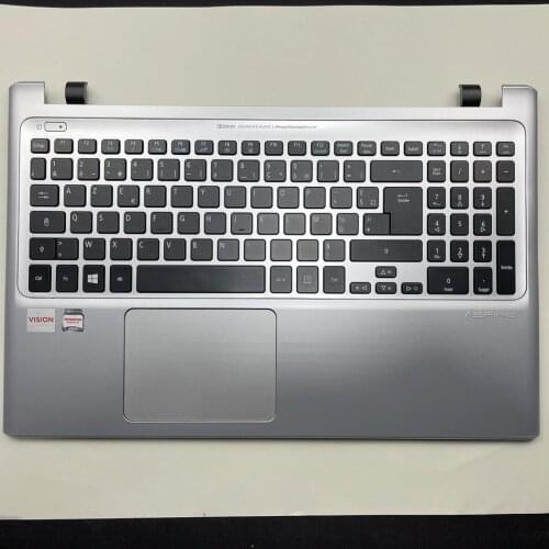 French Backlit Top Palmrest Laptop Keyboard for ACER V5-551 V5-551G C Cover