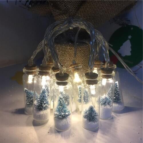 3m String Light Bottle String Light Fairy Strip Light 20 LED Bottle Night Light for Decoration for Christmas Wedding Garden