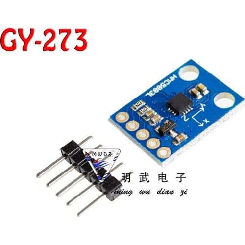 GY-273 3V-5V HMC5883L Triple Axis Compass Magnetometer Sensor Module For Arduino Three Axis Magnetic Field Module