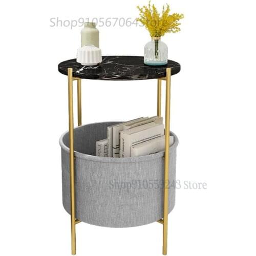 Ins Nordic Marble Side Table Coffee Table Simple Modern Light Luxury Living Room Sofa Small Side Table Corner Table Bedside Tabl