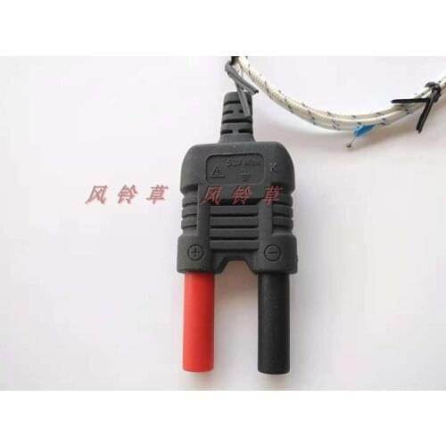 Type K Multimeter Thermocouple Temperature Probe fiberglass Cable