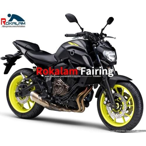 Bodywork For Yamaha MT-07 2018 2019 2020 MT07 18 19 20 Full Black Aftermarket Motorbike Fairing Kit (Injection molding)