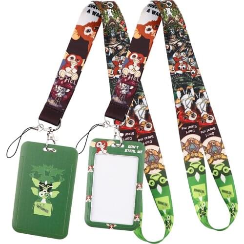 LT638 Movie Monster Neck Strap Lanyards Keychain Badge Holder ID Card Pass Hang Rope Lariat Lanyard Key Ring Gifts Accessories