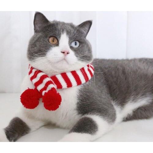 Pet Grooming Soft Texture Warm Pet Dogs Kitten Bib Scarf for Casual