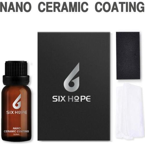 50ml Car Nano Ceramic Coating Super Water-repellent Fluorinated Anti-scratch Super Hydrophobic Glass Coating
