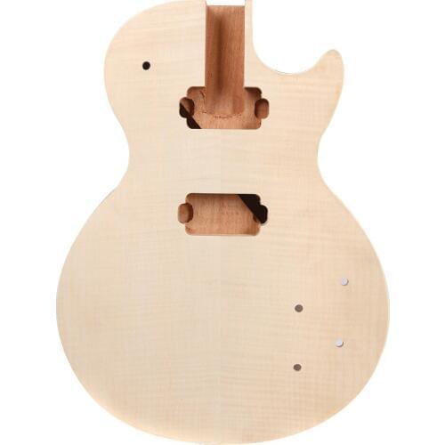 New Guitar Body For Lp Electric Guitar Body Replacement One Piece Wood Mahogany Maple wood Set In style