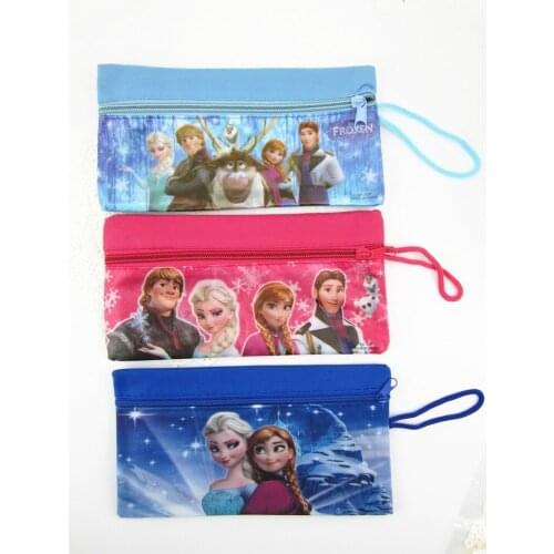Disney Frozen Pencil Pouch Cartoon Cute Large-capacity Kids School Supplies Multifunctional Stationery Bag Birthday Present