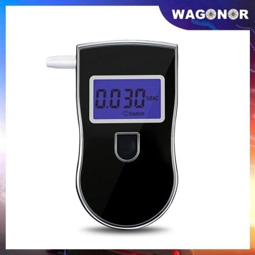 Wagonor S20 Professional Digital Breath Alcohol Tester Car Breathalyzer Portable Alcohol Meter Wine Blowing Drunk Driving Tester