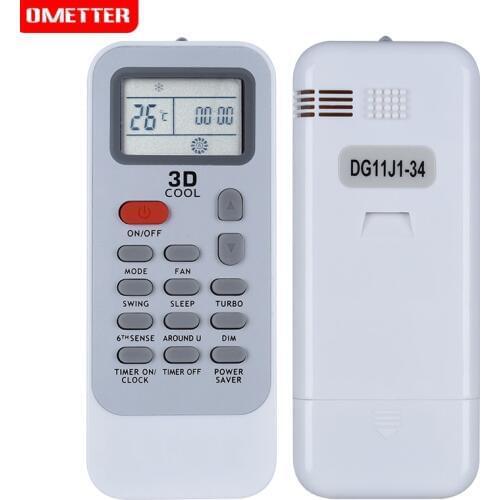 REPLACEMENT Remote Control DG11J1-34 DG11J1 34 for Whirlpooll 3D cool AC A/C air conditioner