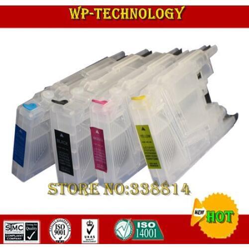 Empty Refill cartridge suit for LC73 LC71 LC1280 LC75 LC77 LC79 LC1240 ,suit for Brother MFC-J6510DW J6710 J6910DW ,etc