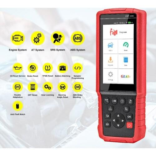 LAUNCH X431 CRP 429C OBD2 Code Reader 11 Reset Function