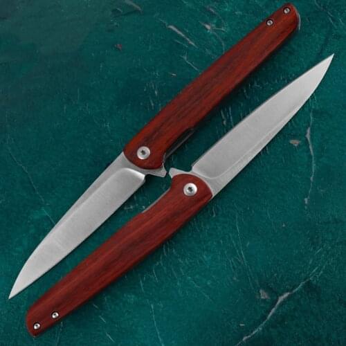 Retro Fruit Knife Outer Folding Knife Wilderness Survival Knife Portable Fruit Knife Camping Mountaineering Knife Mini