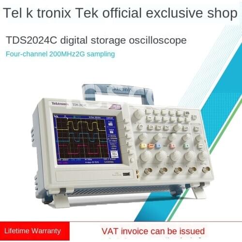 Tektronix Tektronix oscilloscope TDS2024C four-channel TBS1102B TBS1202B dual-channel digital