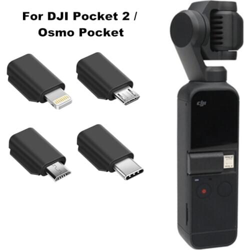 Phone Adapter for DJI Osmo Pocket 2 Accessories TYPE C IOS Micro USB Android Mobile Connector Interface Spare Parts