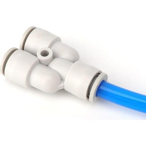 Y-type equal diameter tee joint KQ2U/KB2U 08-00 pneumatic quick change joint repuestos para compresor de aire Q306