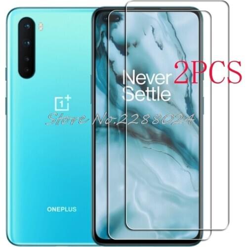 2PCS FOR OnePlus Nord Tempered Glass Protective On OnePlus8 8 NORD 5G Z AC2001, AC2003 Screen Protector Film Cover
