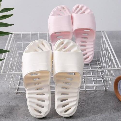 2021 EVA Women Sandals Indoor Fashion Summer Slippers Leaking Non-slip Couple Sandalias Men Four Seasons Sandales