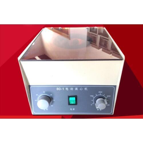 1PC 80-1 Desktop Electric Medical Lab Centrifuge 4000rpm 6*20ml Laboratory Centrifuge Machine 220V