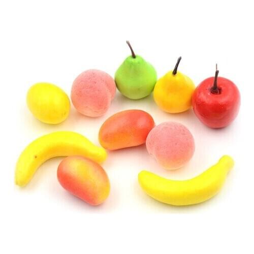 Great 10pcs/lot New Plastic Fruit Vegetables Cutting Toy Early Development and Education Toy for Baby Kids
