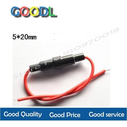 2PCS with wire 5*20mm fuse holder with wire/fuse holder 5*20 fuse sleeve