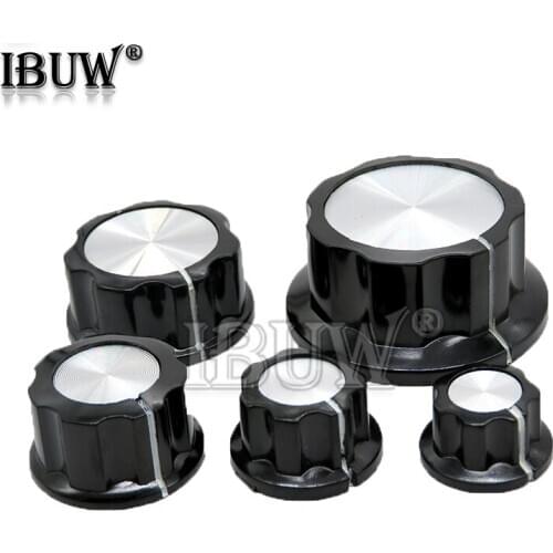 5Pcs MF-A01 MF-A02 MF-A03 MF-A04 MF-A05 Potentiometer Knob WH118/WX050 Rotary Switch Electronic 6mm