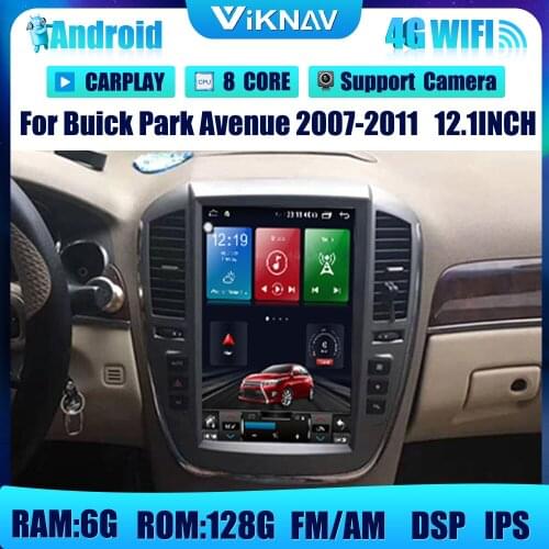12.1inch Android 10.0 car radio GPS Navigation head unit receiver For Buick Park Avenue 2007-2011 Car DVD Multimedia Player 2din