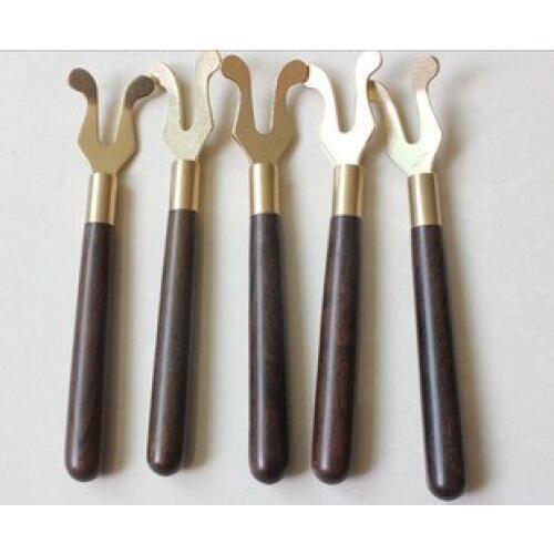 Free shipping Pure copper fork of iron pot, tea accessory, teapot clips
