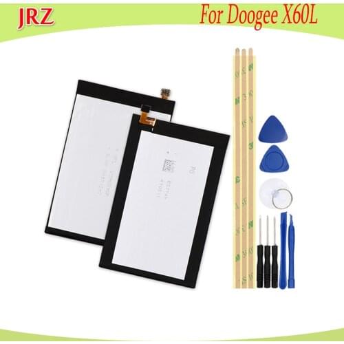 JRZ 3.8V 3300mAh battery For Doogee X60L phone High quality Replacement Batteries Bateria+tools