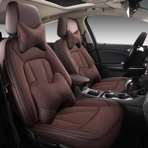 Custom car seat cover leather for toyota rav4 86 c-hr corolla fj cruiser highlander prius land cruiser alphard car accessories