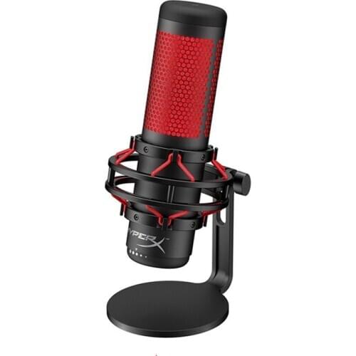 For Kingston HyperX QuadCast Professional Electronic Gaming Microphone Computer Sports Live Microphone Red Microphone Device